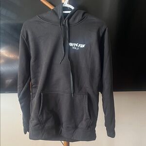 “White Fox” Inspired Hoodie in Black/White NWOT